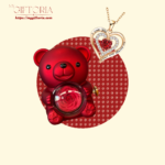 Premium Rose Beary With Special Necklace