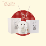 Rose Beary With Double Heart Necklace - Image 11