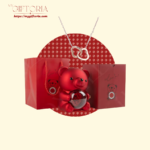 Rose Beary With Double Heart Necklace - Image 6
