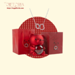 Rose Beary With Double Heart Necklace - Image 5