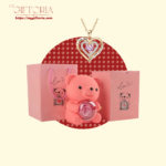 Premium Rose Beary With Special Necklace - Image 5